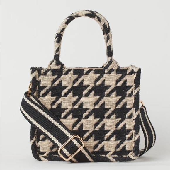H&M Handbags - H&M Houndstooth mini bag